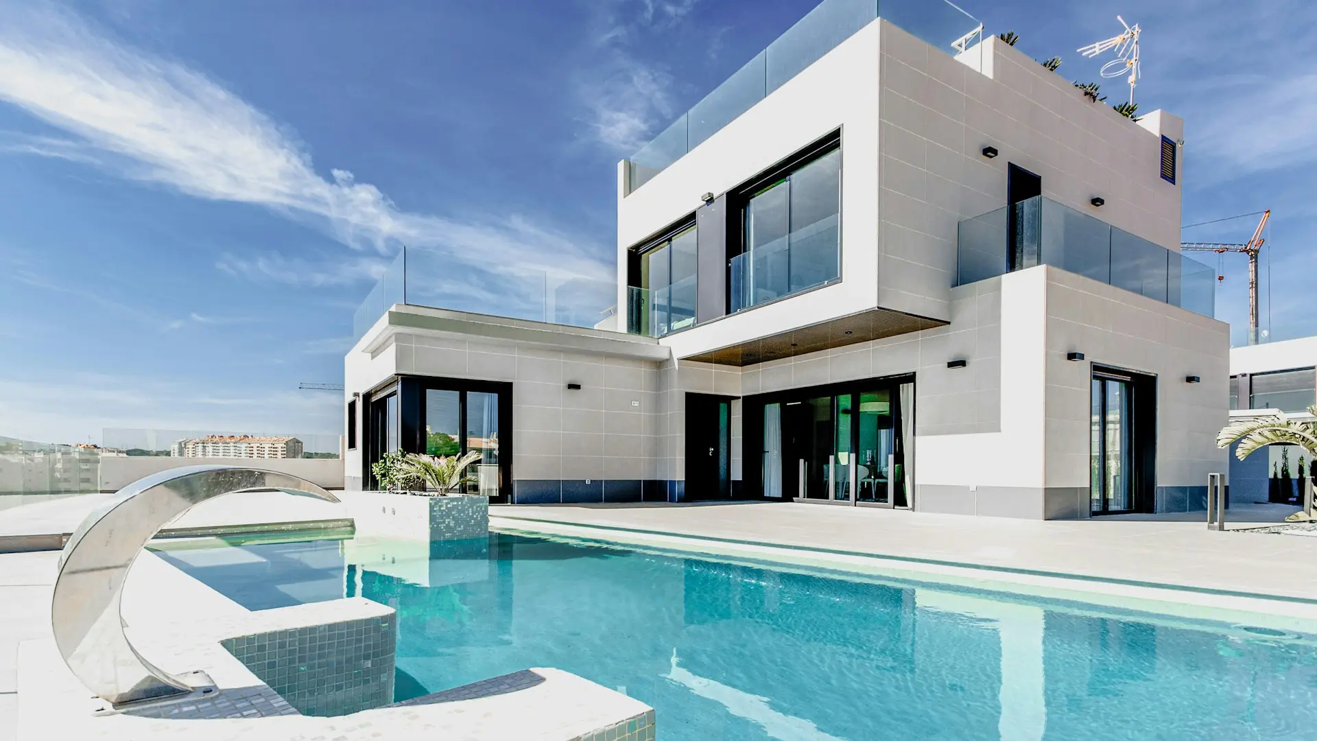 Modern real estate background